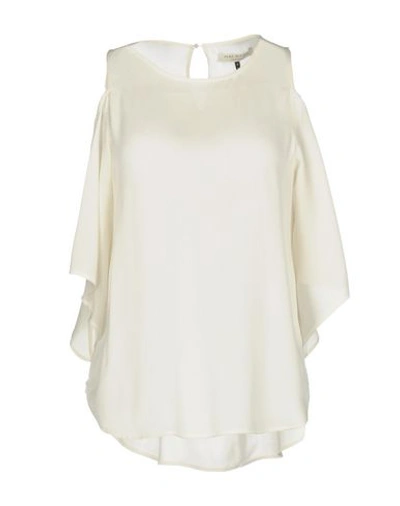 Halston Heritage Blouse In Ivory