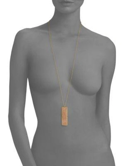 Shop Chan Luu Agate Pendant Necklace In Natural