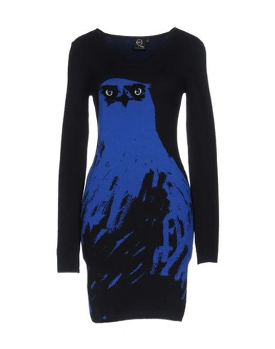 Mcq By Alexander Mcqueen Short Dress In Dark Blue