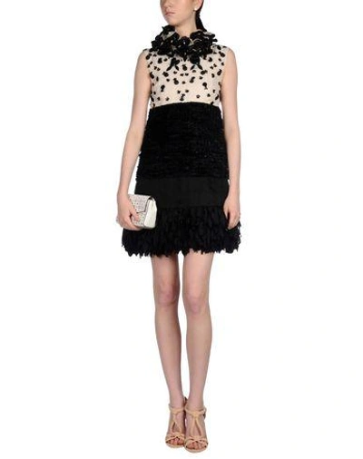 Shop Giambattista Valli Short Dresses In Black