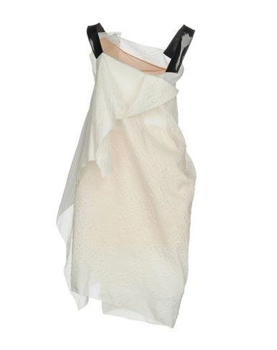 Shop Roland Mouret Knee-length Dresses In White