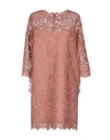 Ermanno Scervino Short Dresses In Pastel Pink