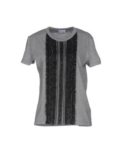 Red Valentino T-shirt In Grey