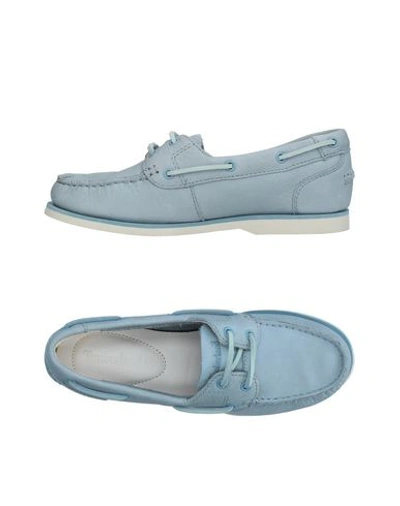 Timberland Loafers In Sky Blue