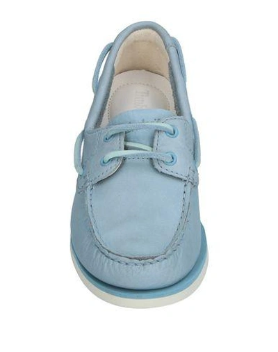 Shop Timberland Loafers In Sky Blue