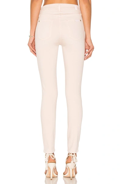 Shop 7 For All Mankind Ankle Skinny In Peony