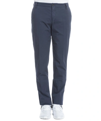 Kenzo Men&#39;s  Blue Cotton Pants'