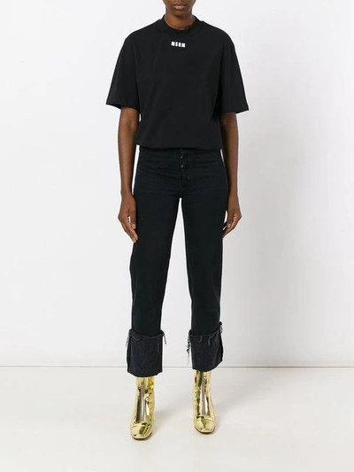 Shop Msgm Logo T-shirt