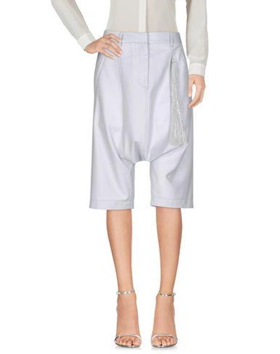 Adam Lippes Cropped Pants & Culottes In Light Grey