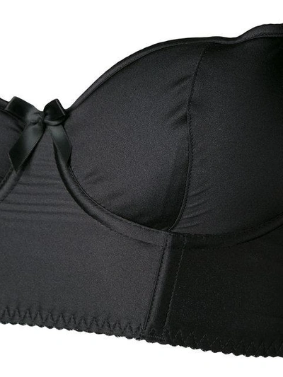 Shop Bordelle Longline Bodice Bra  In Black