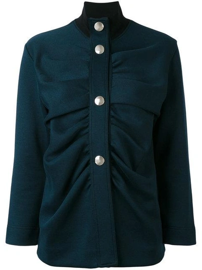 Shop Marni High Neck Military Style Jacket