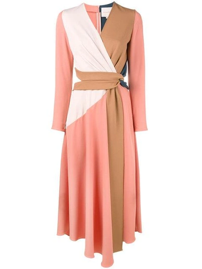 Shop Roksanda Himera Wrap Dress In Pink