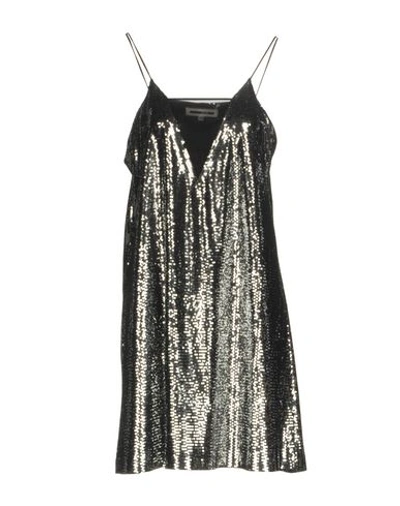 Mcq By Alexander Mcqueen Short Dresses In Silver