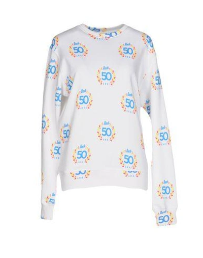 Shop Au Jour Le Jour Sweatshirts In White