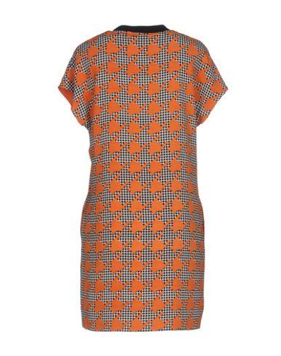 Shop Essentiel Antwerp Short Dress In Orange