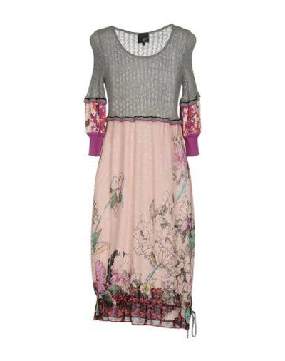 Just Cavalli Knee-length Dress In Light Pink