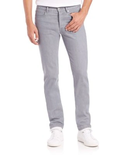 Shop Apc Standard Straight-fit Jeans In Grey