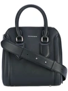 Alexander Mcqueen Medium Heroine Leather Satchel - Black