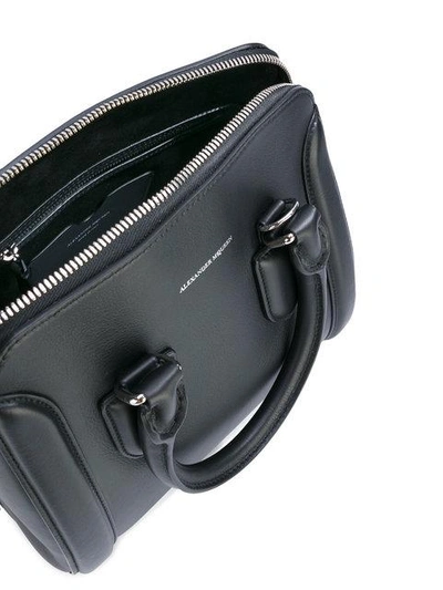 Alexander Mcqueen Medium Heroine Leather Satchel - Black