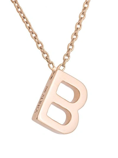 Shop Alinka Id Necklace In Rose Gold