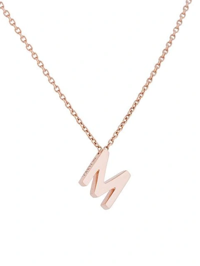 Shop Alinka Id Necklace In Rose Gold