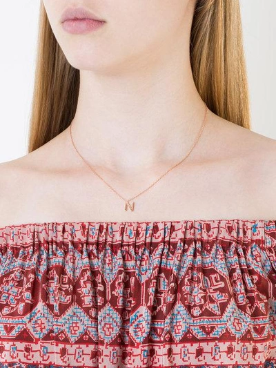 Shop Alinka Id Necklace In Metallic