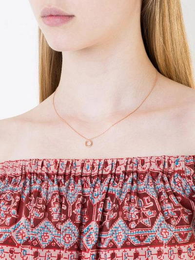 Shop Alinka Id Necklace In Metallic