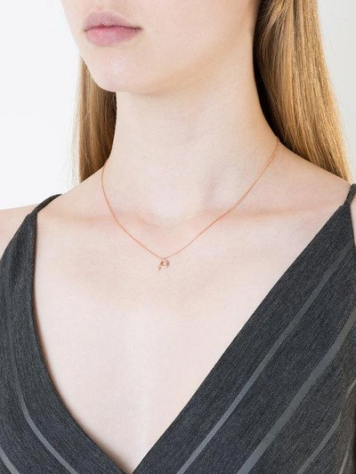 Shop Alinka Id Necklace In Metallic