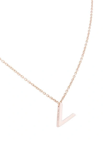 Shop Alinka Id Necklace In Rose Gold