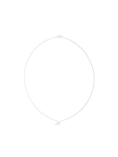 Shop Alinka Id Necklace In Metallic