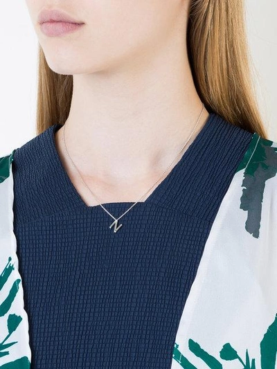 Shop Alinka Id Necklace In Metallic