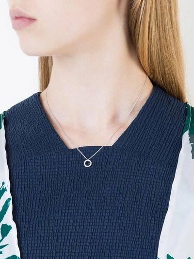 Shop Alinka Id Necklace In Metallic