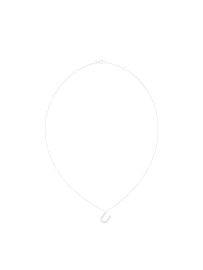 Shop Alinka Id Necklace In White Gold