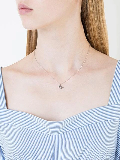 Shop Alinka Id Necklace In Metallic