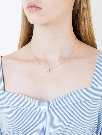 Shop Alinka Id Necklace In Metallic