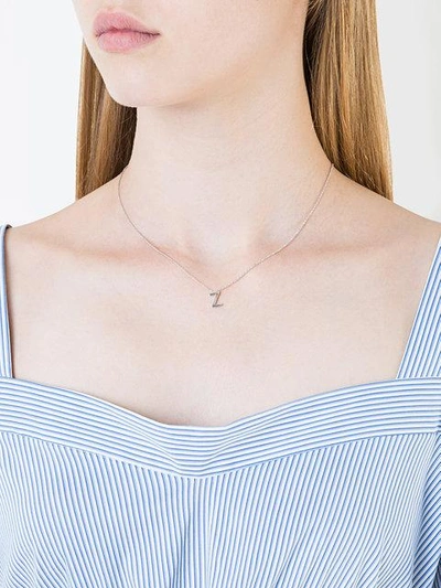 Shop Alinka Id Necklace In White Gold