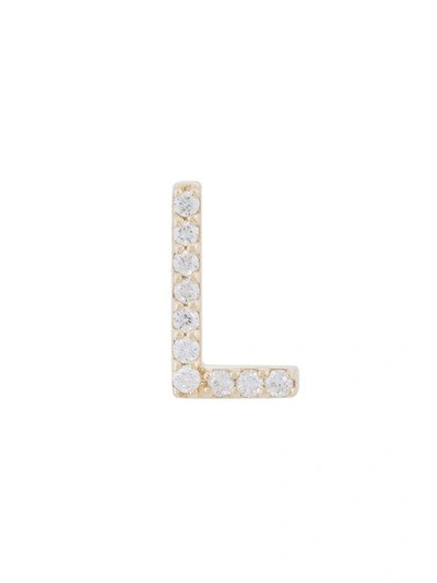 Shop Alinka Id Diamond Stud Earring In Metallic