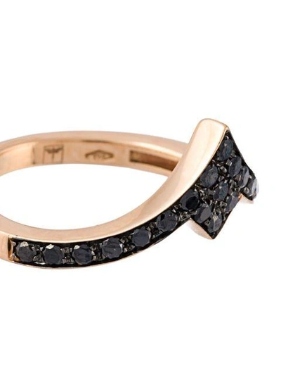 Shop Anapsara Pinky Black Diamond Ring
