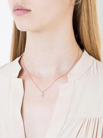 Shop Alinka Id Diamond Necklace In Metallic