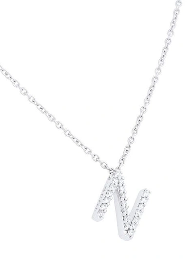 Shop Alinka N' Weissgoldhalskette Mit Diamanten In Metallic