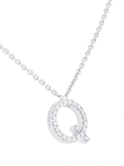 Shop Alinka Id Diamond Necklace In Metallic