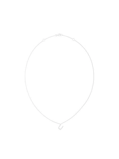 Shop Alinka Id Diamond Necklace In Metallic