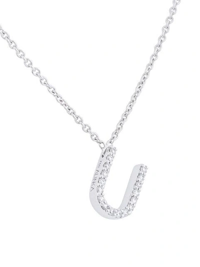 Shop Alinka Id Diamond Necklace In Metallic