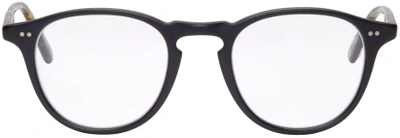 Shop Garrett Leight Black Hampton Glasses