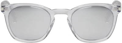 Saint Laurent Transparent Sl 28 Sunglasses
