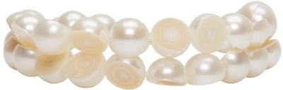 Shop Melanie Georgacopoulos White Sliced Pearl Tasaki Edition Bracelet In White Pearls/ Yellow