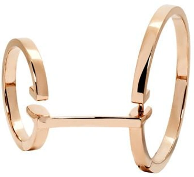 Shop Repossi Rose Gold Small Double Berbere Earring