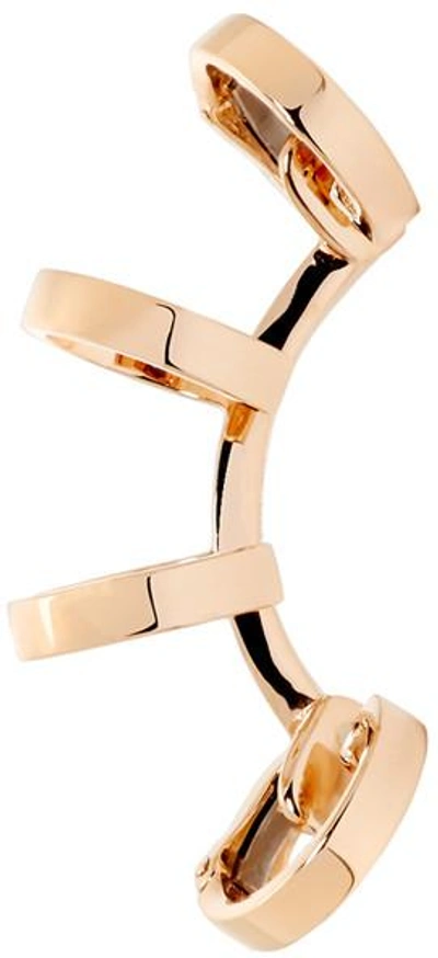 Shop Repossi Rose Gold Multi Band Berbere Ear Cuff