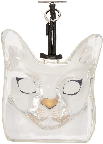 Shop Loewe Transparent Cat Bag Charm