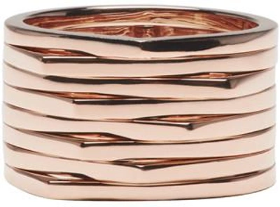 Shop Repossi Rose Gold 8 Rows Antifer Ring